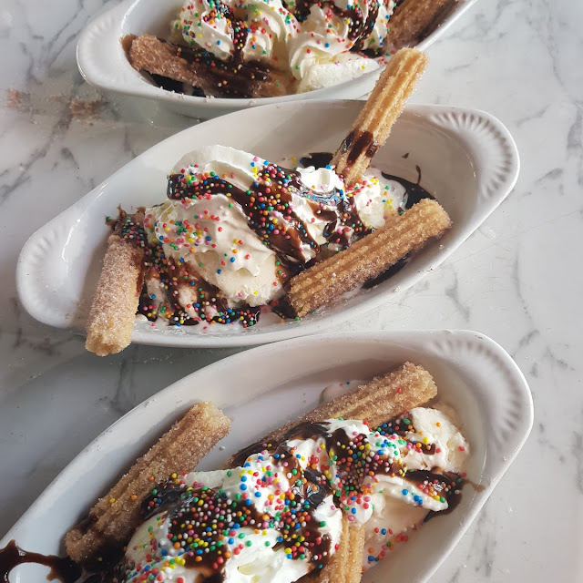 Churros Sundae