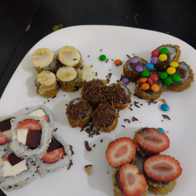 Urumaki Romeu E Julieta Banana C Doce de Leite Morango C Chocolate Brigadeiro