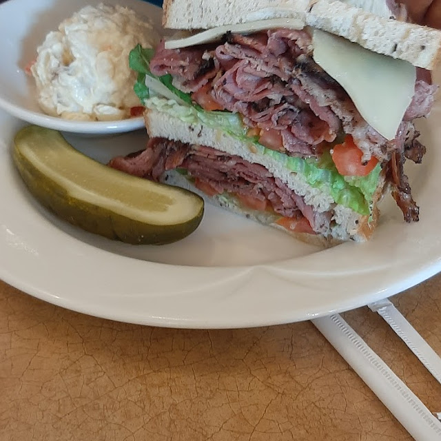 Lisa's Turkey Club with Bacon Lettuce Tomato & Mayo on White Toast