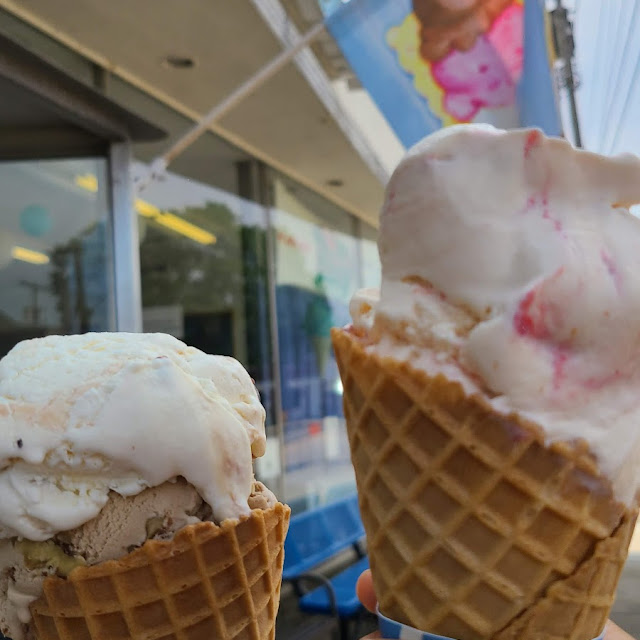 Pumpkin Cheesecake Ice Cream Cone