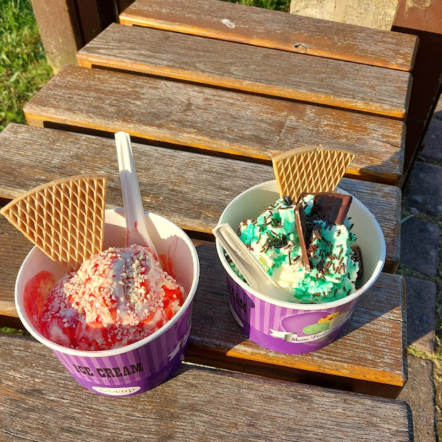 Spaghetti Eis After Eight Becher