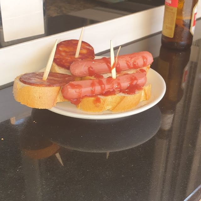 Salchichas Ketchup