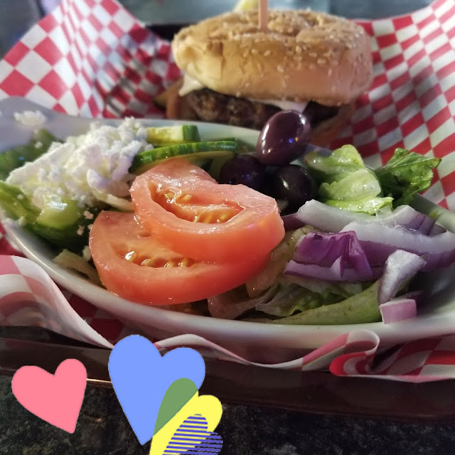 Opa Feta Greek Burger