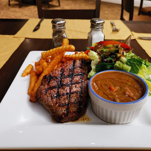 Steak Beef Chargrill House Salad Soup of the Day