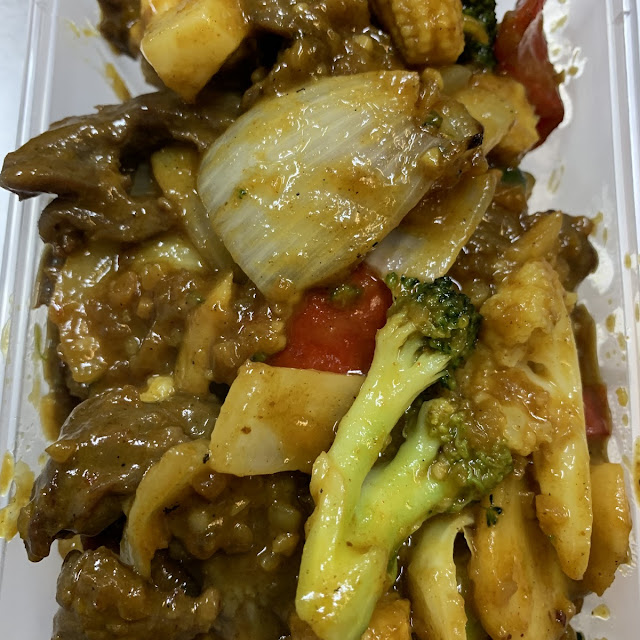 Combination in Black Pepper Sauce