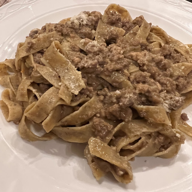 Tagliatelle Al Grano Saraceno Con Ragù Di Cervo