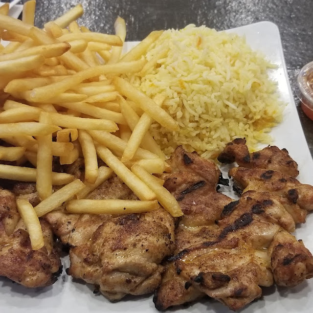 Grilled Baby Chicken Platter