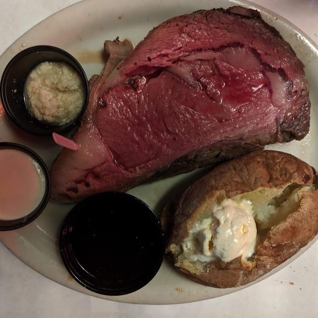 Prime Rib of Beef and 5 Large Shrimp