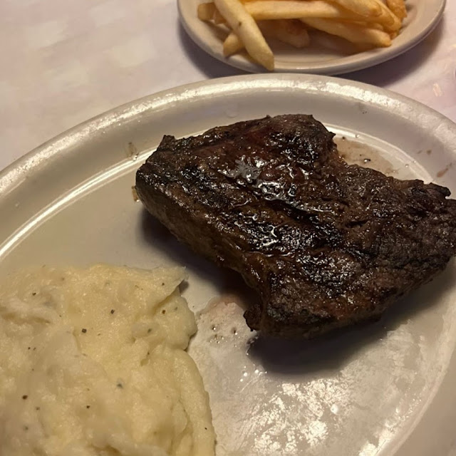 Top Sirloin with Garlic Potatoes