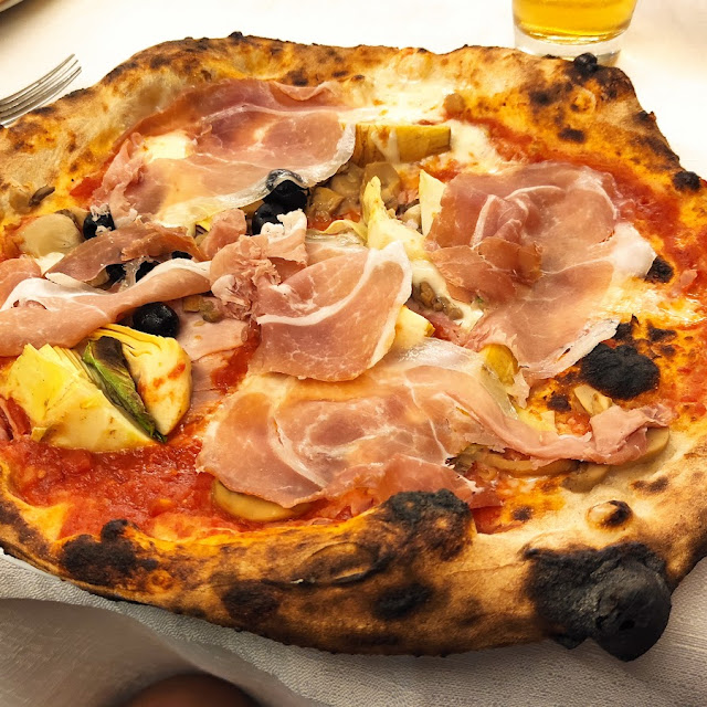 Pizza Capricciosa Prosciutto Crudo