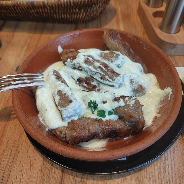 Cevapcici with Sour Cream Dip