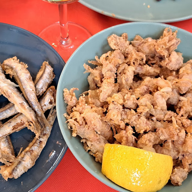 Moscardini E Alici Fritte