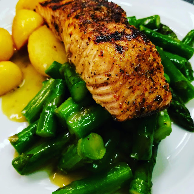 Lachsfilet Vom Grill