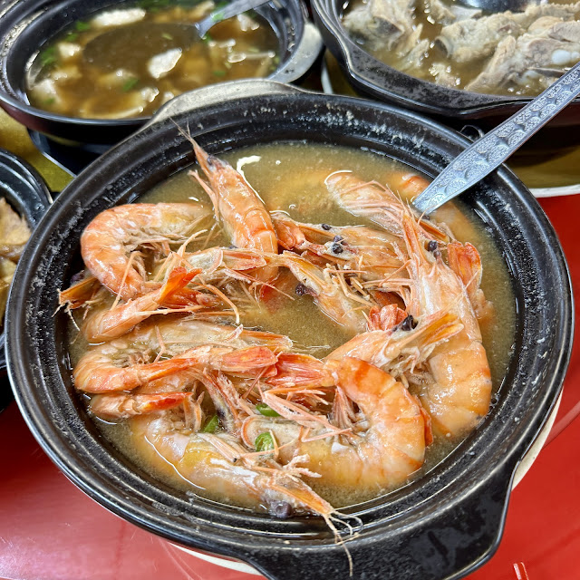 黄酒虾 wine prawn
