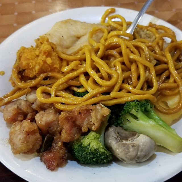 Fried Fish and Chow Mein