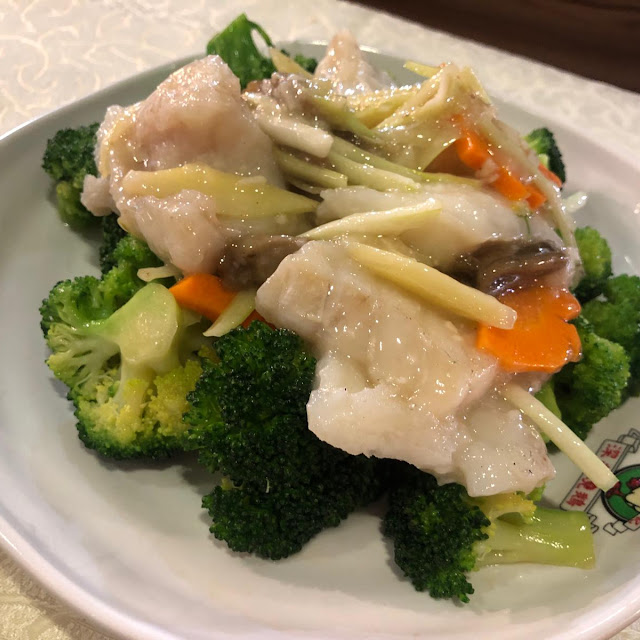 Squid Slices with Broccoli