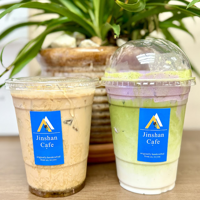 Osmanthus Latte and Matche Ube Latte