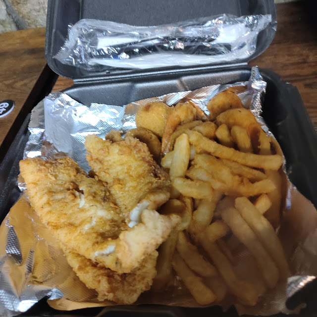 Lunch Size- Tilapia & Shrimp & Fries