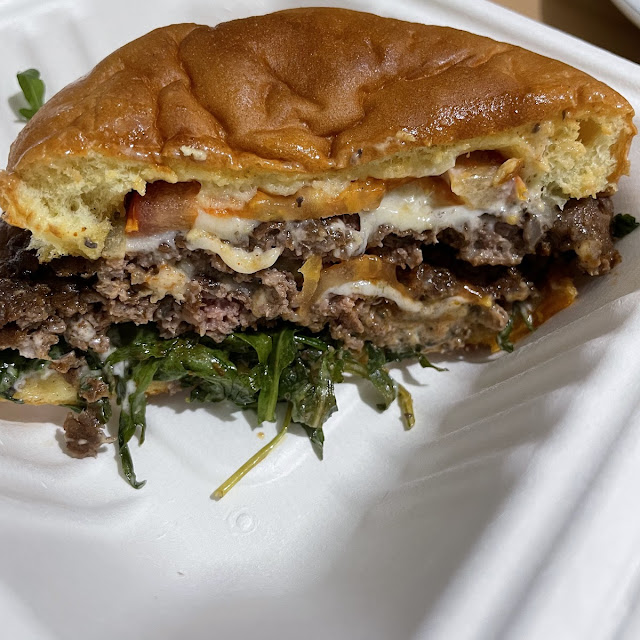 Smashed Truffle Burger