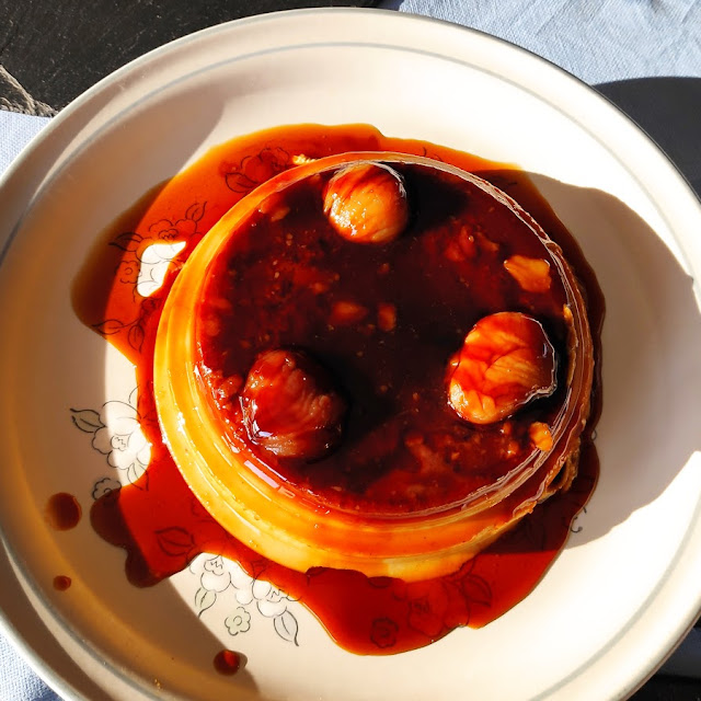 Flan de Castaña Casero