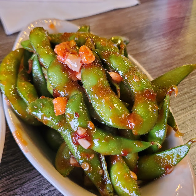 Spicy Garlic Edamame