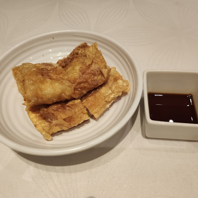 Pan-Fried Tofu Sheet Roll Shrimp 3 pcs