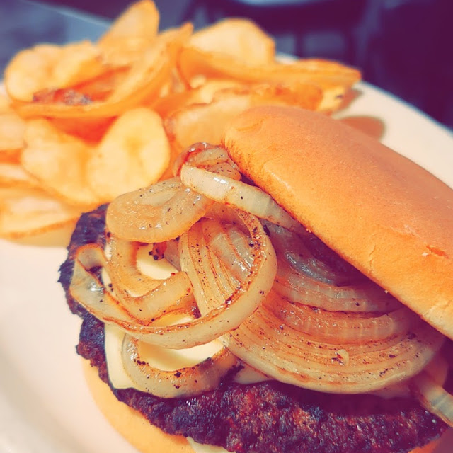 Mushroom Swiss Burger