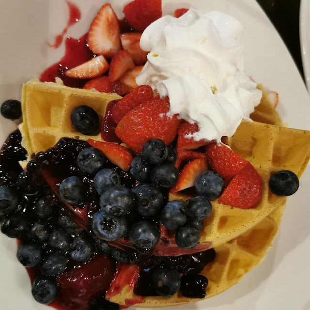 Blueberry Strawberry Waffle