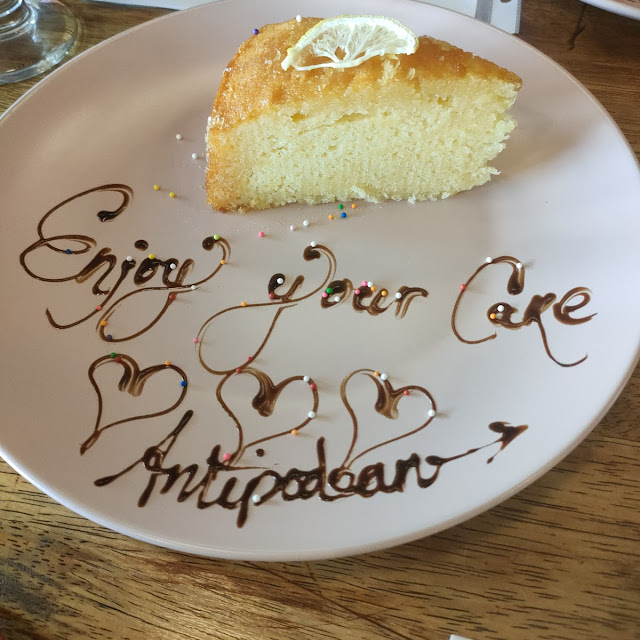 Orange Cake Slice