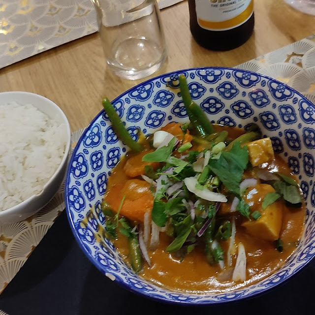 Red Curry Tofu with Vegetables