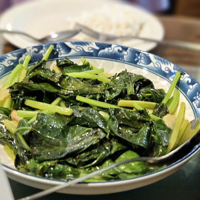 Stir Fried Sweet Potato Leaves