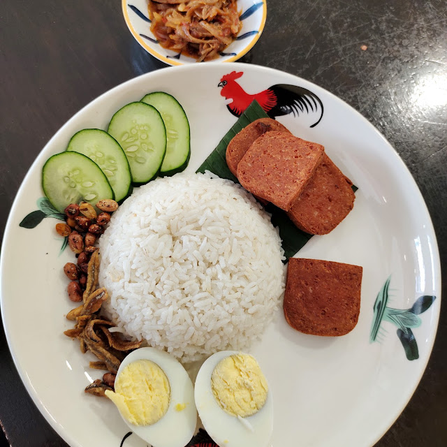 Luncheon Meat Nasi Lemak