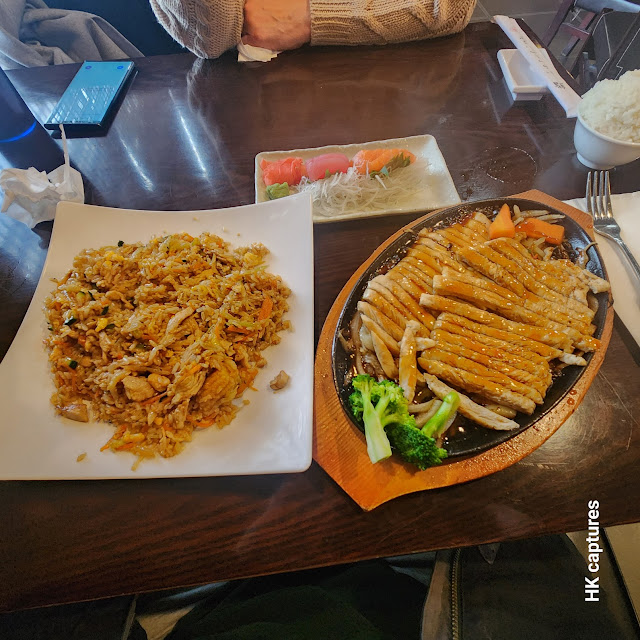 Chicken Fried Rice and Teriyaki Chicken