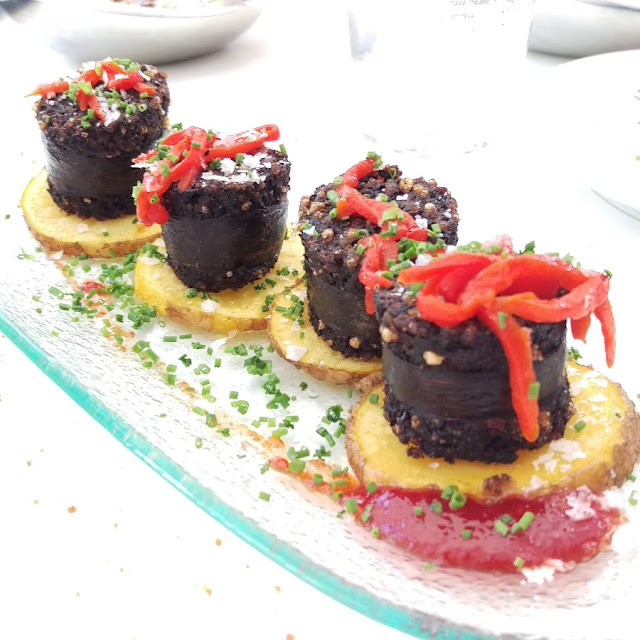 Morcilla de Arroz Con Pimientos