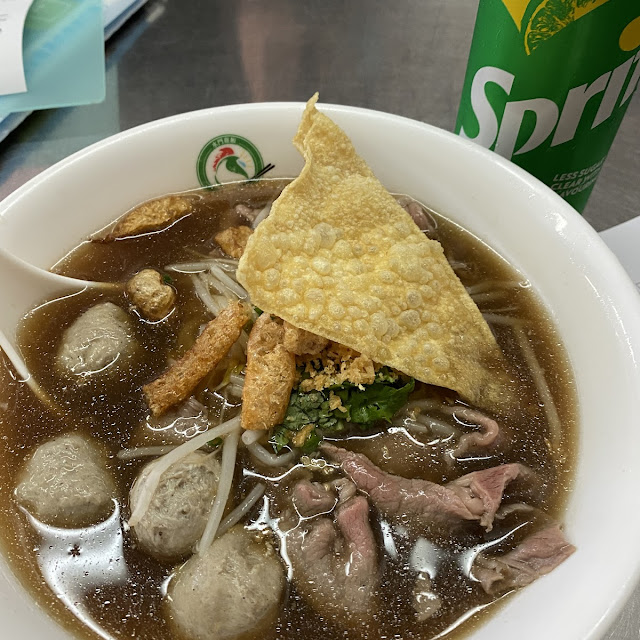 Thai Style Clear Broth Beef Brisket Boat Noodle