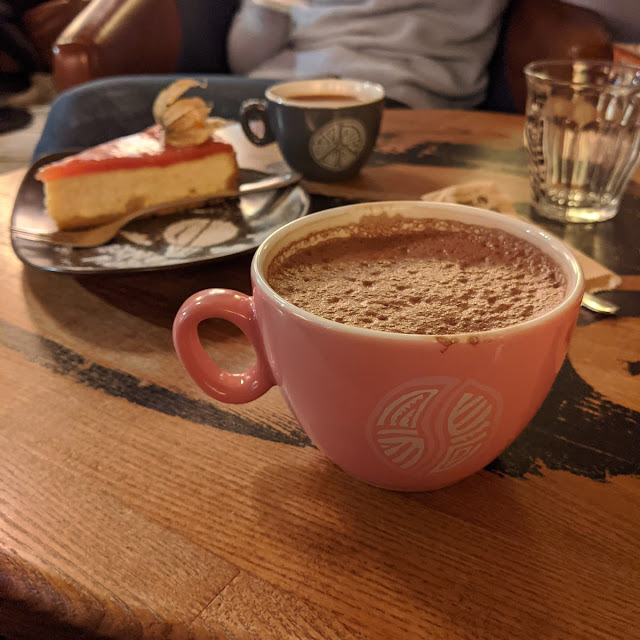Hot Chocolate Pumpkin Cheesecake
