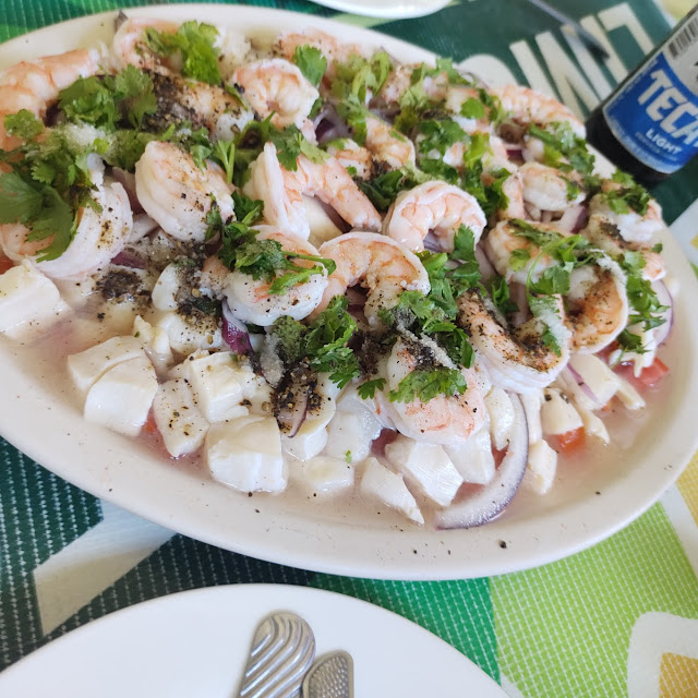 Ceviche de Camarón Y Pulpo