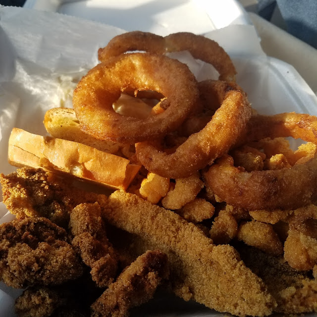 Shrimp Catfish and Oyster Platter