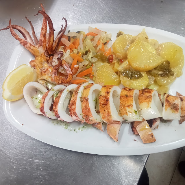 Calamar A la Parrilla
