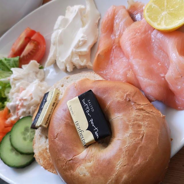 Smoked Salmon and Cream Cheese Bagel
