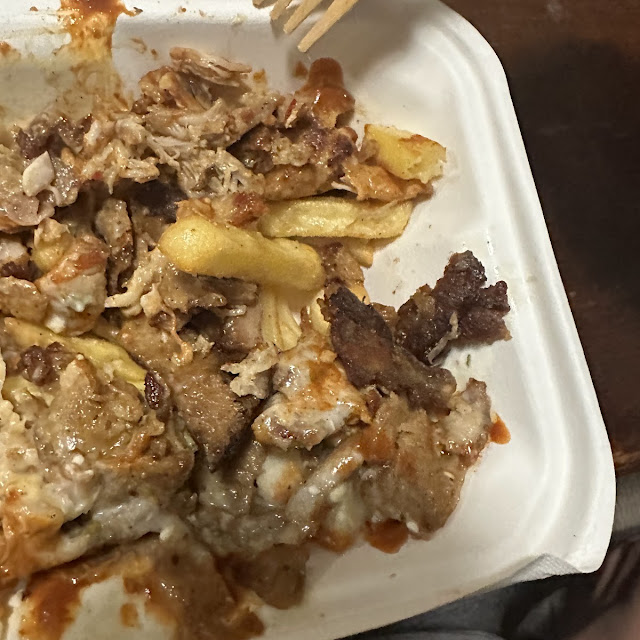 Doner Meat Chips with Cheese