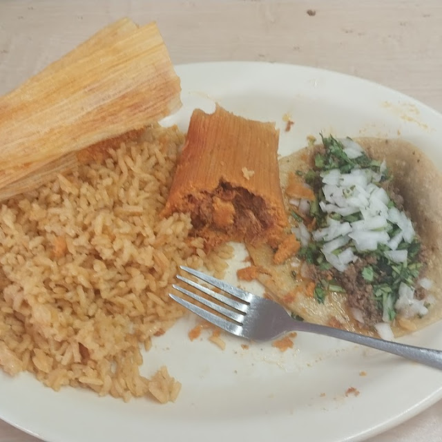 3 Tamales Rice & Beans