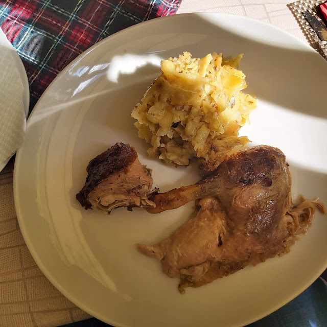 Backed Duck with Mlinci