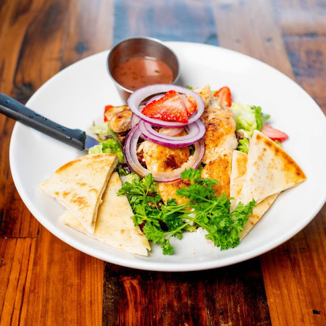 Fried Fish Pita Wrap