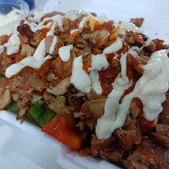 Chicken Kebab and Salad