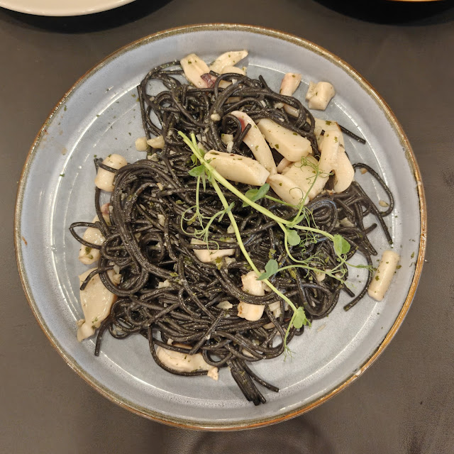 Squid Ink Pasta with Cuttlefish
