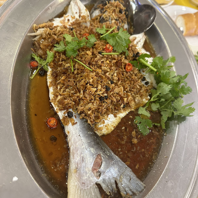 Steamed Fish with Drier Radish