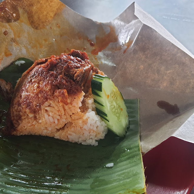 Nasi Lemak Bungkus Ikan