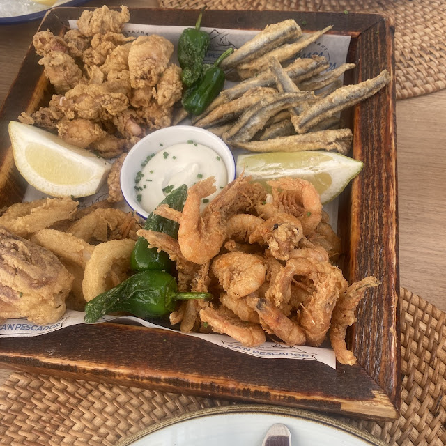 Mixed Fried Fish and Seafood