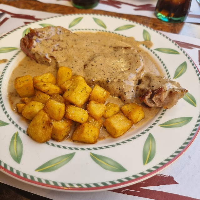 Pork Steak with Creamed Sauce